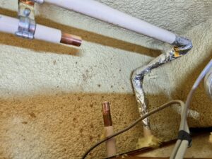 修理後の配管