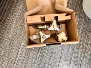 取り外した蛇口