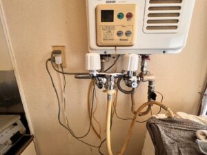 新しい洗濯機専用混合栓