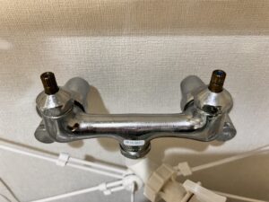 分解した状態の蛇口