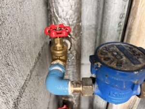 取り付けたバルブ