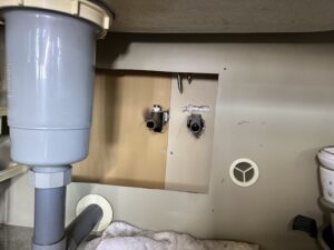 水栓の接続部分