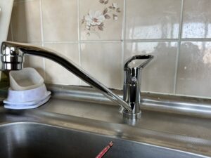 水栓の取り付け完了