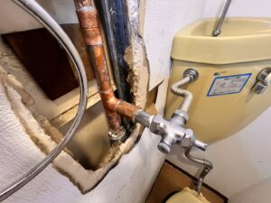 一部交換した給水管